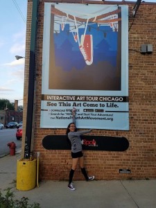Millie’s piece at 2327 W. Fullerton